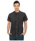 Publish - Camilo - Mandarin Collar Denim Chambray Button Up
