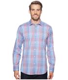 Bugatchi - Shaped Fit Plaid Woven Shirt