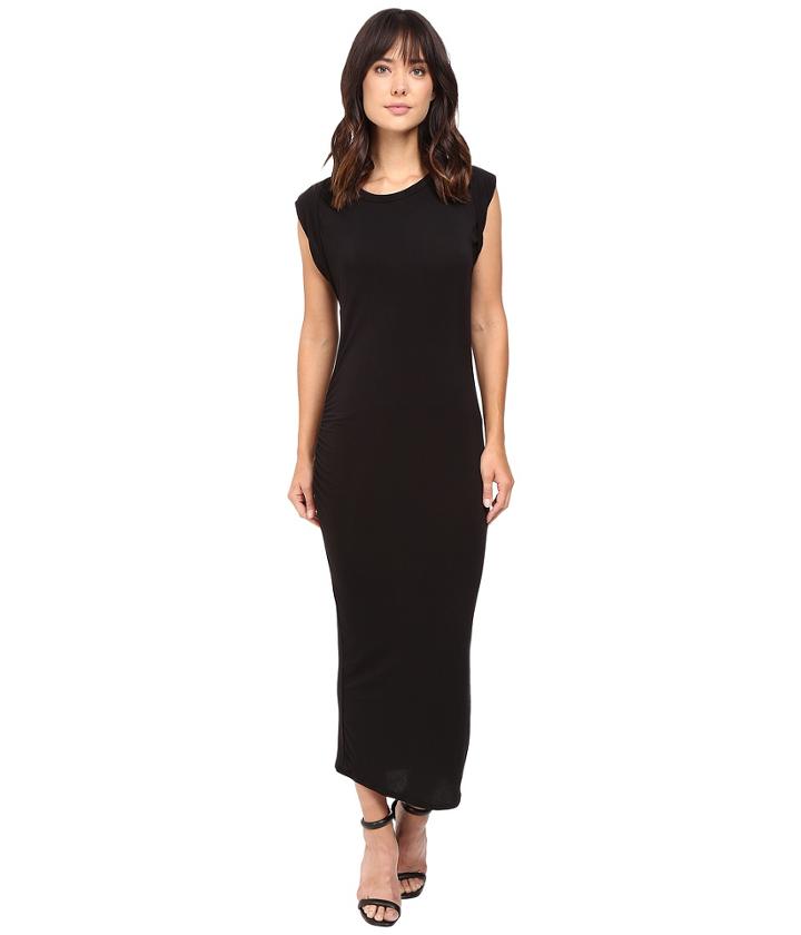 Heather - Roll Sleeve Midi Dress
