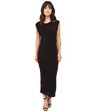 Heather - Roll Sleeve Midi Dress