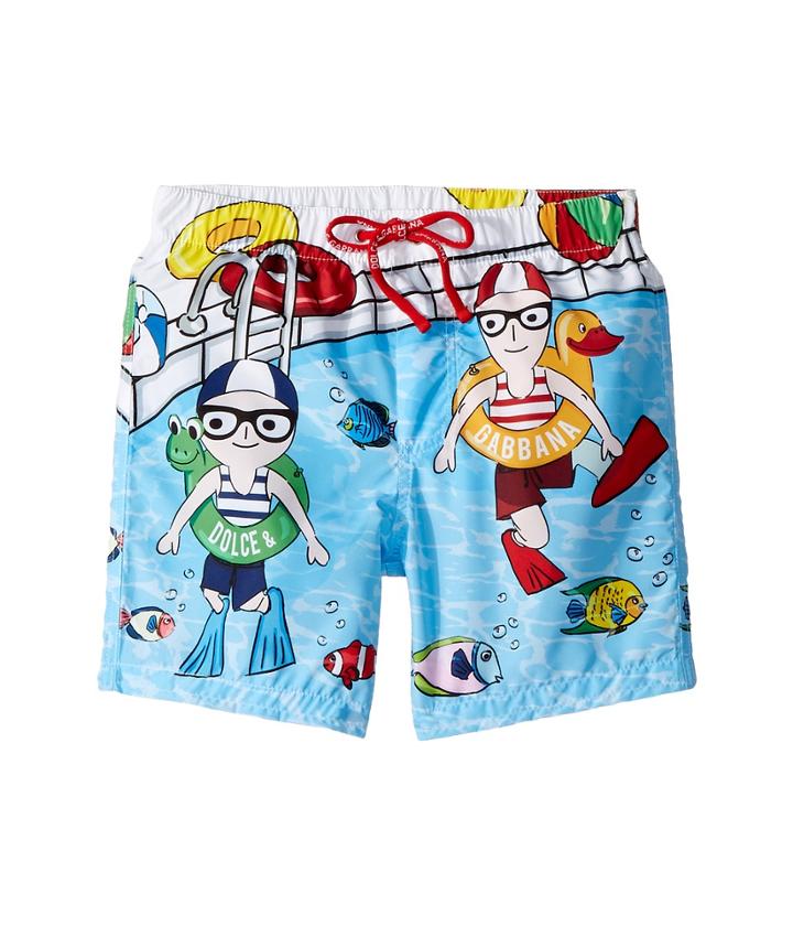 Dolce &amp; Gabbana Kids - Mid Swim Boxer