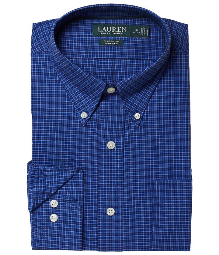 Lauren Ralph Lauren - Classic Fit No Iron Cotton Dress Shirt