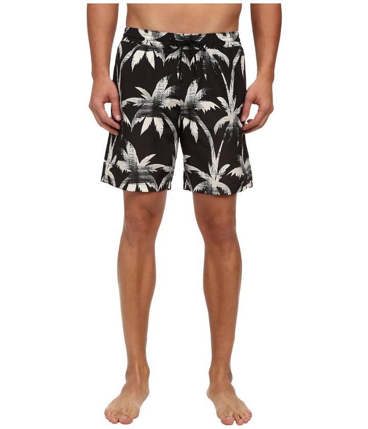 Paul Smith - Palm Tree Long Classic Swim Shorts