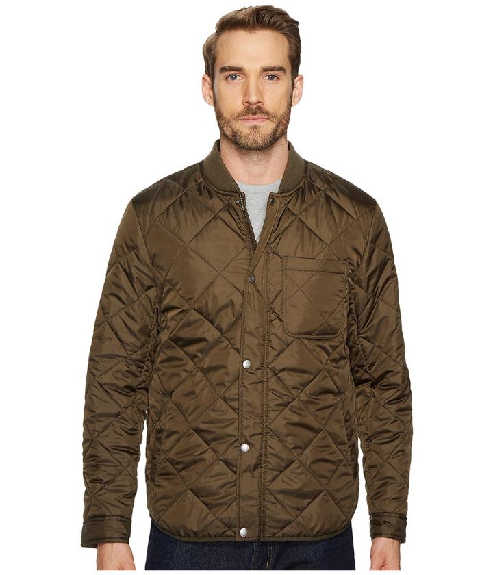 Cole Haan - Transitional Quilted Nylon Jacket With Rib Knit Collar