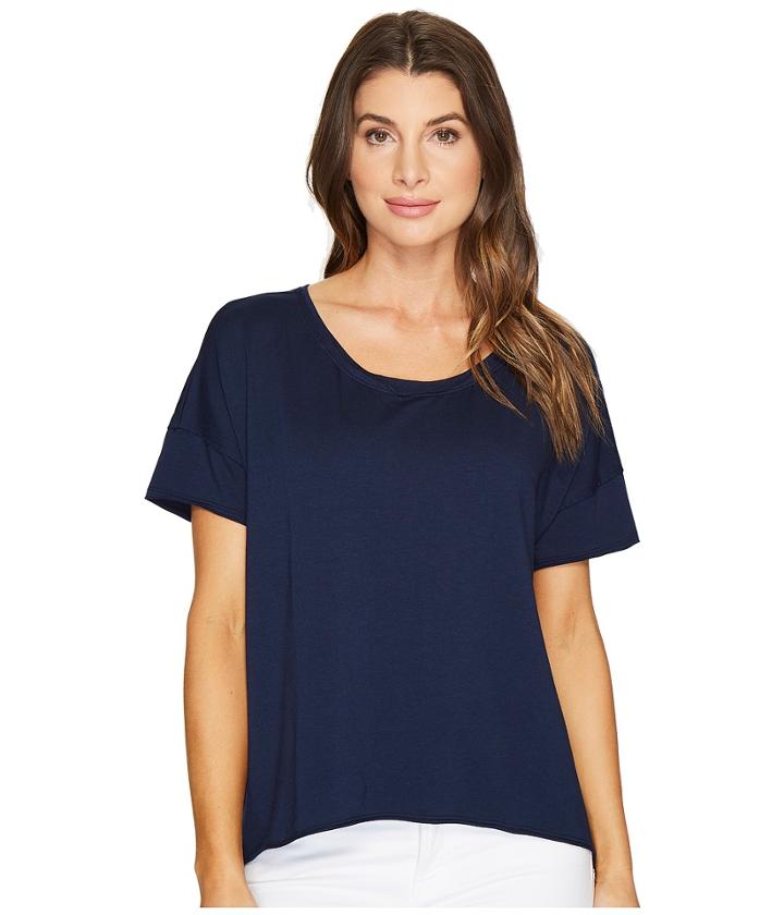 Mod-o-doc - Cotton Modal Spandex French Terry Short Sleeve Boxy Tee