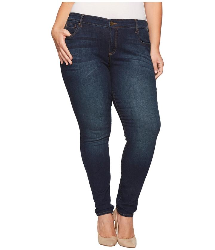 Kut From The Kloth - Plus Size Diana Skinny Jeans In Systematic W/ Euro Base Wash