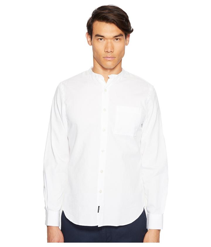 Todd Snyder - Popover Band Collar Shirt W/ Pocket