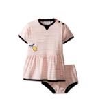 Sonia Rykiel Kids - Short Sleeve Striped Dress W/ Matching Diaper Cover