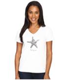 Life Is Good - Watercolor Starfish Crusher Vee