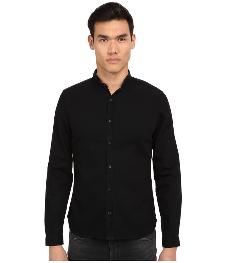 The Kooples - Washed Blue Tencel Shirt