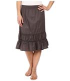 Dylan By True Grit - Stretch Poplin Smock Skirt