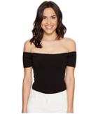 Halston Heritage - Margaux Ribbed Jersey Bodysuit