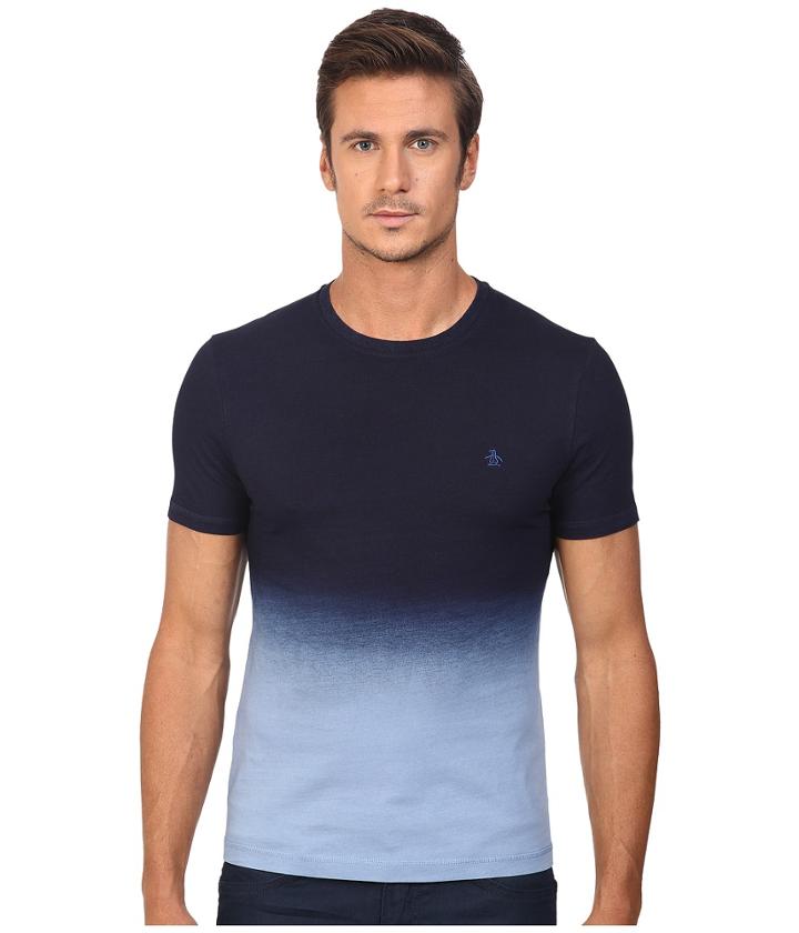 Original Penguin - Short Sleeve Indigo Dip-dye Tee