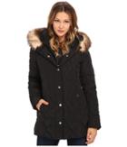 Jessica Simpson - Quilted Down With Faux Fur Trim