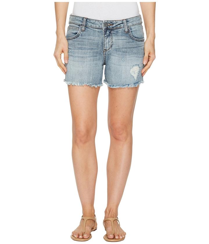 Kut From The Kloth - Gidget Fray Shorts In Ladylike