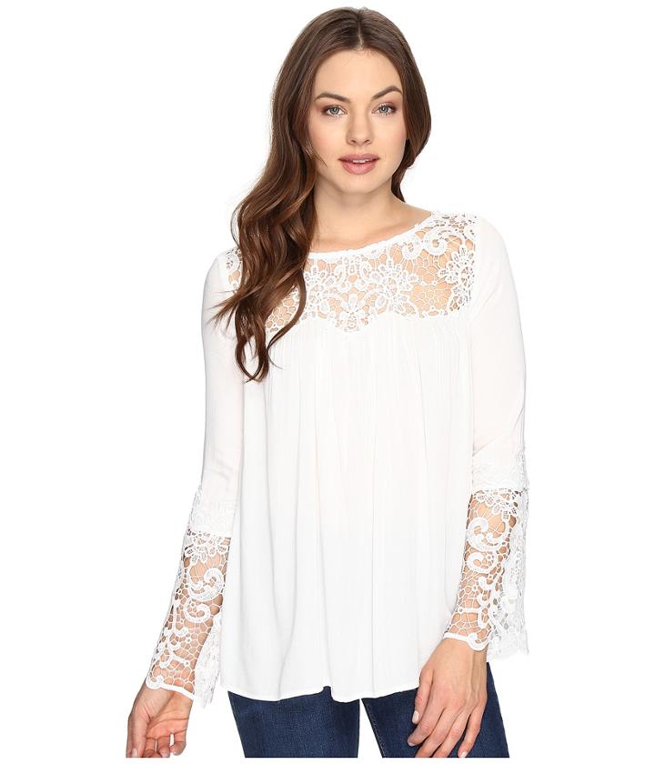 Bb Dakota - Geraldine Lace Detailed Top