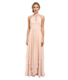 Donna Morgan - Siena Beaded Halter Long Gown