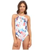 Vince Camuto - Santorini High Neck Maillot W/ Shelf Bra And Removable Soft Cups
