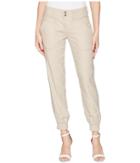 Liverpool - Ava Jogger In Soft Stretch Linen In Flax
