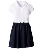 Nautica Kids - Short Sleeve Interlock Pom Pom Dress