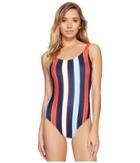 Tommy Hilfiger - Speedy Stripe Deep Scoop Neck One-piece