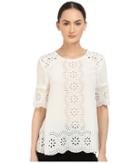 Kate Spade New York - Embroidered Daisy Swing Top