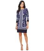 Donna Morgan - 3/4 Sleeve Shift Dress