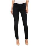 Hudson - Collin Mid-rise Skinny In Washed Black In Hardline