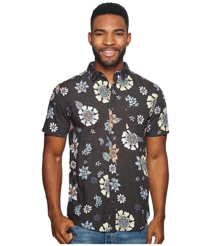 Quiksilver - Short Sleeve Sunset Floral Woven