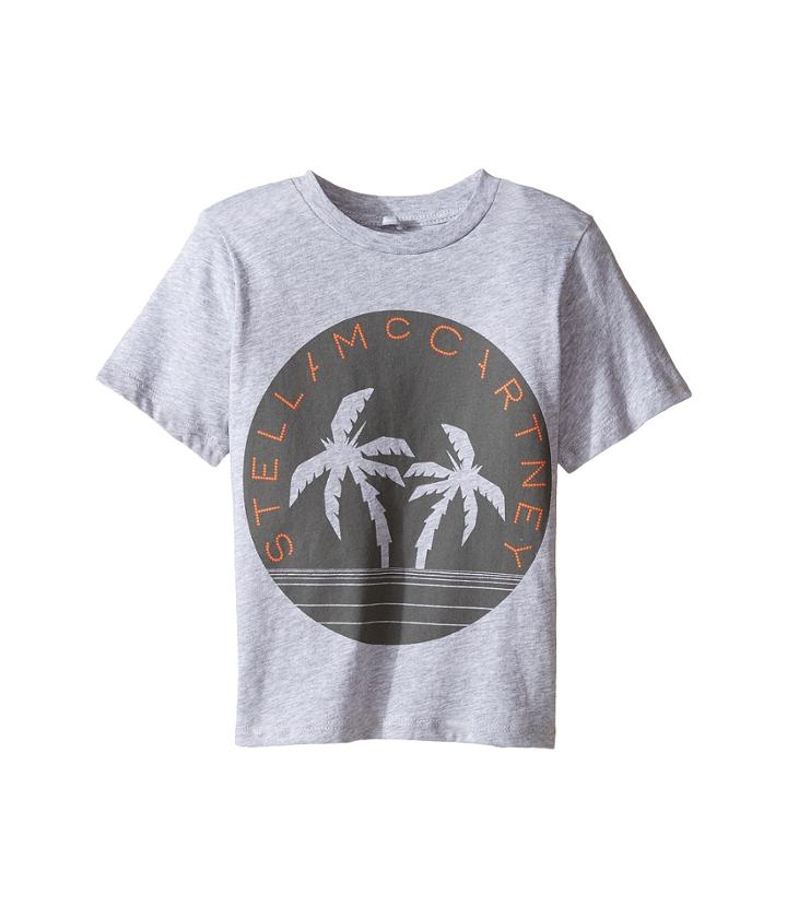 Stella Mccartney Kids - Arrow Logo Tee With Palm Trees