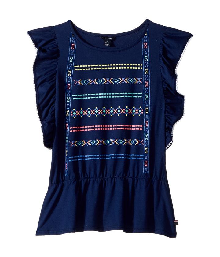 Tommy Hilfiger Kids - Flutter Sleeve Knit Top