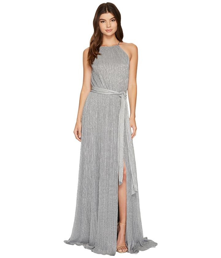 Halston Heritage - Sleeveless High Neck Textured