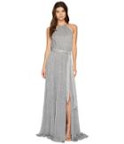 Halston Heritage - Sleeveless High Neck Textured