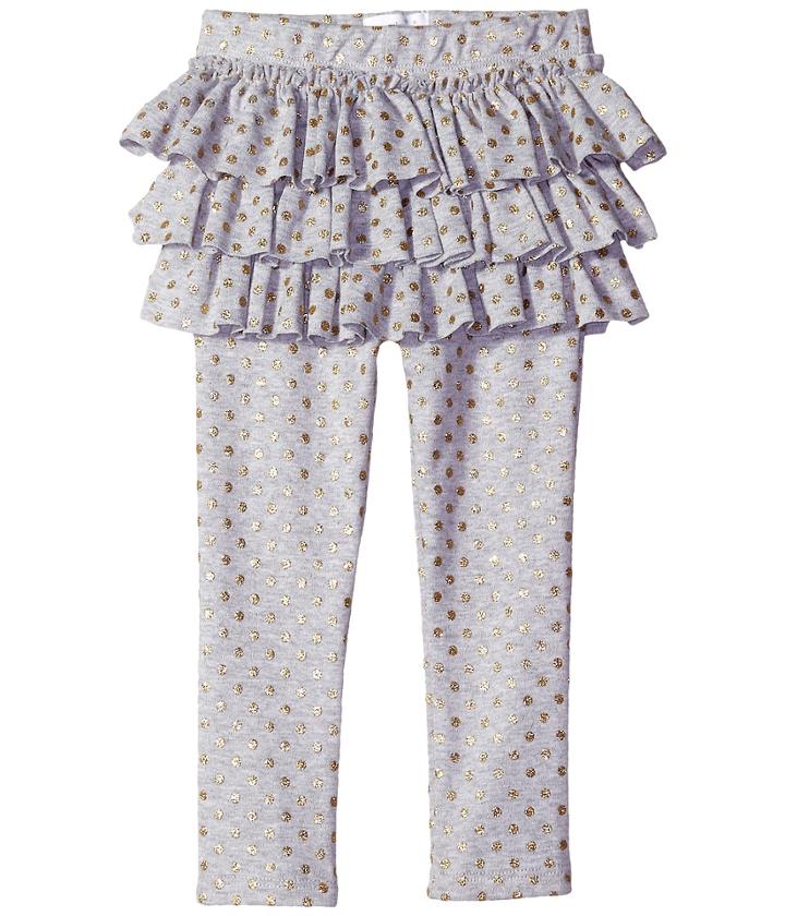 Mud Pie - Skirted Gold Dot Leggings
