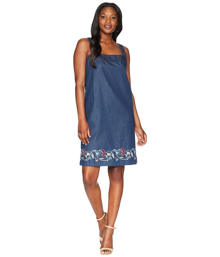 Pendleton - Tala Embroidered Cotton Apron Dress