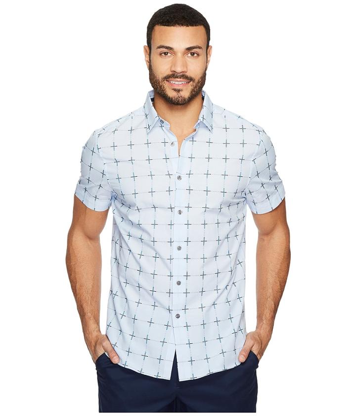 Perry Ellis - Broken Check Dobby Shirt