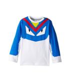 Fendi Kids - Long Sleeve Monster Eyes Graphic T-shirt