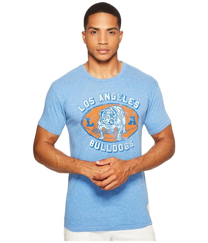 The Original Retro Brand - La Bulldogs Streaky Tri-blend T-shirt