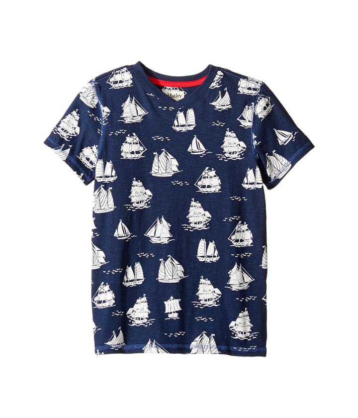 Hatley Kids - Patterned Sail Boats Graphic Tee