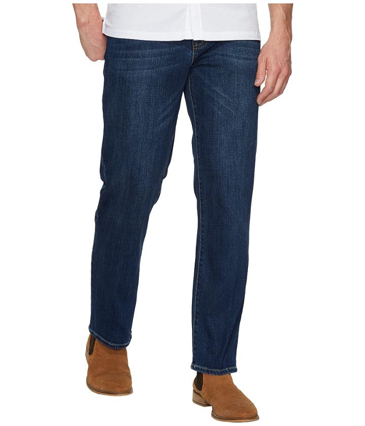 Liverpool - Relaxed Straight Stretch Denim In Marina Dark