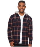 Dc - Runnel Long Sleeve Hooded Flannel Top