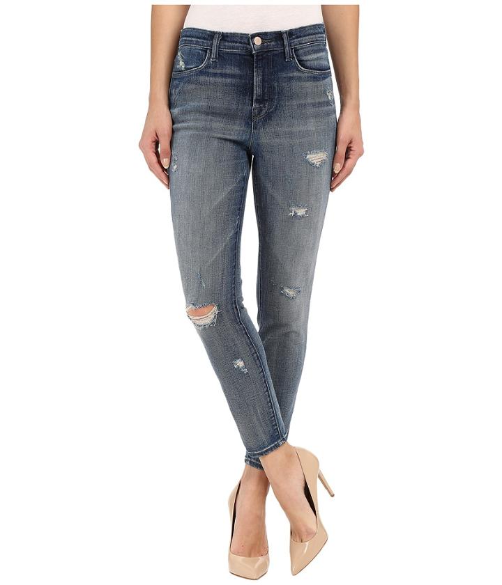 J Brand - Alana High Rise Crop In Rendition
