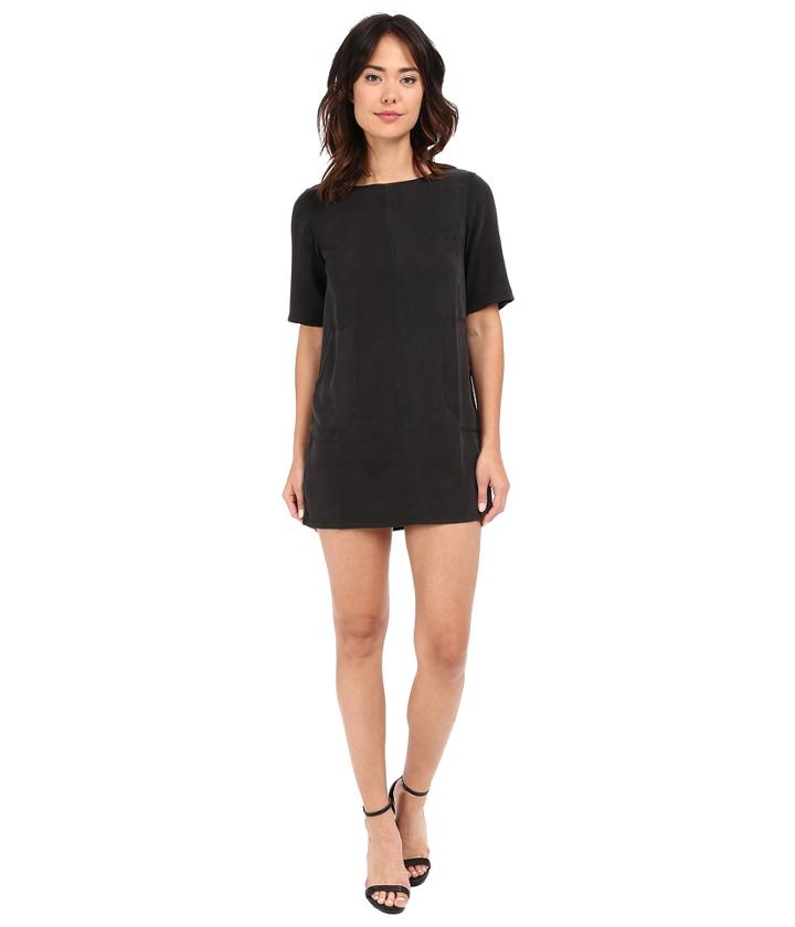 Michael Stars - Tencel Elbow Sleeve Shift Dress