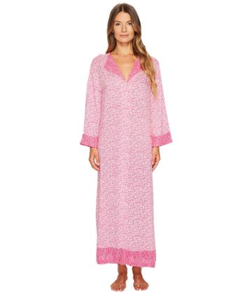 Oscar De La Renta Pink Label - Printed Rayon Challis Caftan