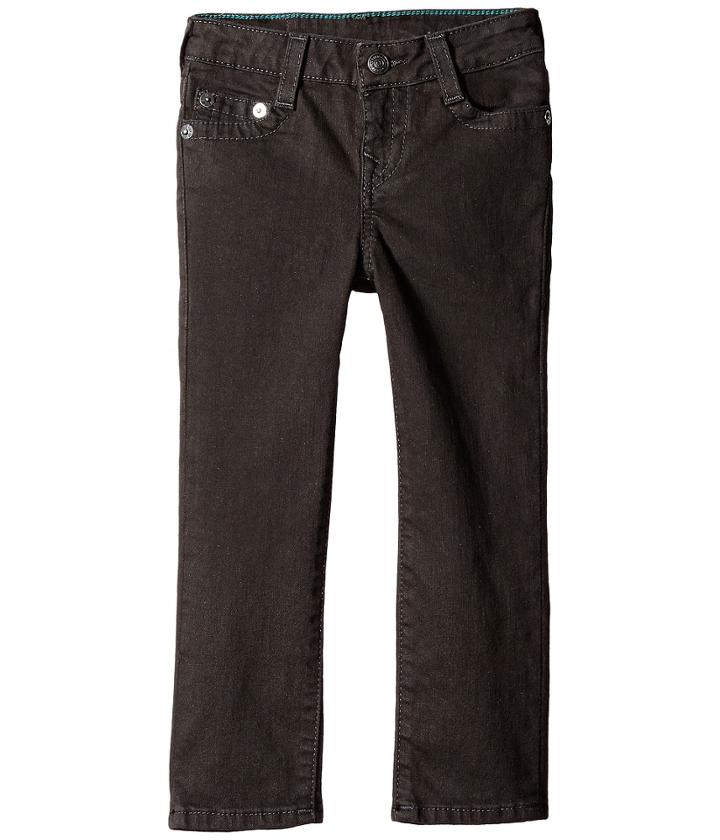 True Religion Kids - Fashion Geno Single End Jeans In Charred Black