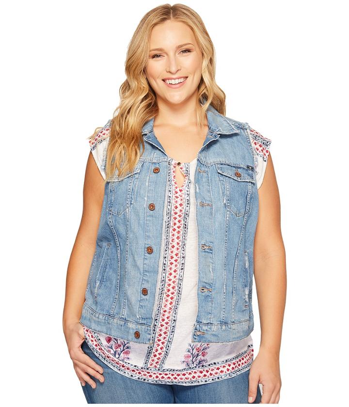 Lucky Brand - Plus Size Plus Tomboy Trucker Vest