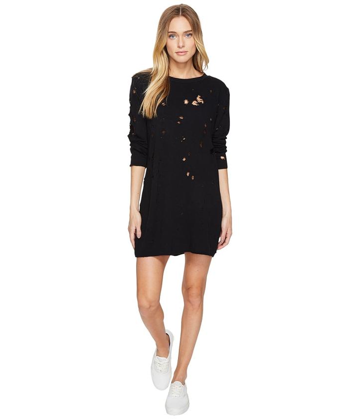 Lna - Destroyed Sweatshirt Dress