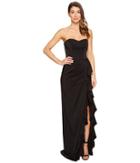 Faviana - Faille Satin Strapless W/ Cascade 7950