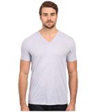 John Varvatos Star U.s.a. - Short Sleeve Knit V-neck With Pintuck Seam Details K2163s1l