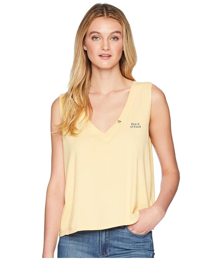 Spiritual Gangster - Peace Seeker Deep V Tank Top